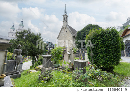 St. Peter cemetery in Salzburg, Austria St. Peter cemetery in Salzburg, Austria 116640149