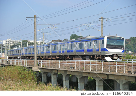 Joban Line Takahama-Kandate JR East E531 series K404 formation (Katsuta) Joban Line Takahama-Kandate JR East E531 series K404 formation (Katsuta) 116640394
