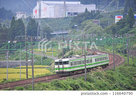 上越線 越後湯澤-石內 JR 東日本 115 系列 S1 編組(新潟) 上越線 越後湯澤-石內 JR 東日本 115 系列 S1 編組(新潟) 116640790