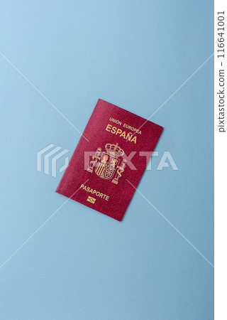 Physical paper international passport of a Spanish citizen Physical paper international passport of a Spanish citizen 116641001