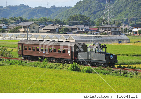 上信電鐵上州福島~上州荒谷出機3+JR東日本Suhafu 42-2173(高崎) 上信電鐵上州福島~上州荒谷出機3+JR東日本Suhafu 42-2173(高崎) 116641111