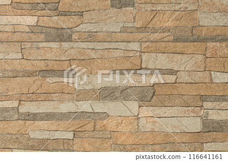 Brown Stone Sand Yellow Pattern Abstract Floor Tile Surface Texture Background Mosaic Wall 116641161
