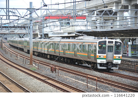 Tohoku Main Line Akabane-Oku JR East 211 series C10 train (Takasaki) Tohoku Main Line Akabane-Oku JR East 211 series C10 train (Takasaki) 116641220