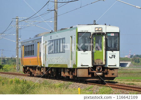 Shirayuki Line Sasaki - Nishi-Shibata JR East Kiha 110-204 + Kiha E120-4 (Niitsu) Shirayuki Line Sasaki - Nishi-Shibata JR East Kiha 110-204 + Kiha E120-4 (Niitsu) 116642109