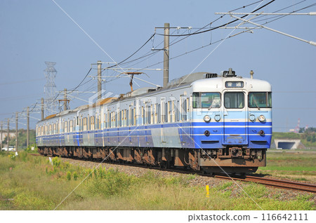 白神線 佐佐木西芝田 JR 東日本 115 系列 N31+N28 編組（新潟） 116642111