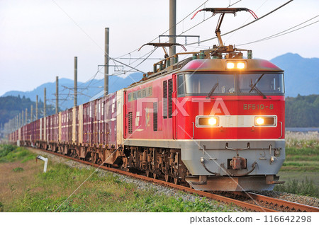 Uetsu Main Line, Murakami-Iwafune-machi, JR Freight, EF510-8 (Toyama) Uetsu Main Line, Murakami-Iwafune-machi, JR Freight, EF510-8 (Toyama) 116642298