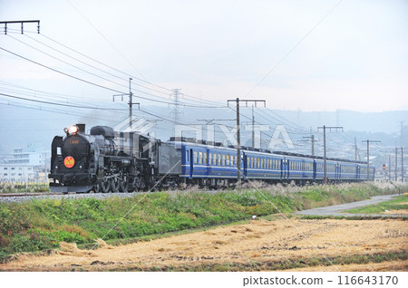 Joetsu Line Shibukawa-Yagihara JR East C61-20+12 series (Takasaki) SL Minakami 116643170