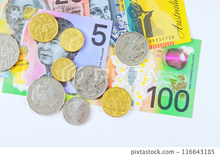 An Australian national bank issues banknotes, coins denominated in Australian dollars AUD An Australian national bank issues banknotes, coins denominated in Australian dollars AUD 116643185