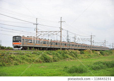 武藏野線 東川口~東浦與 JR東日本 205系 M23編組(幕張) 武藏野線 東川口~東浦與 JR東日本 205系 M23編組(幕張) 116643231
