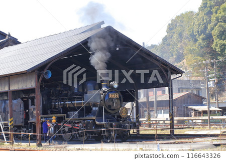 車輛段和蒸汽機車，車輛類型8620，車號58654 116643326