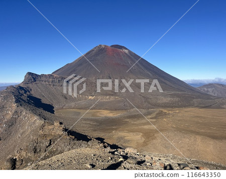 Tongariro National Park, a World Heritage Site in the North Island of New Zealand 116643350