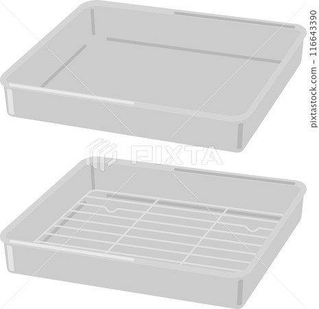 Metal cooking trays and trays Metal cooking trays and trays 116643390