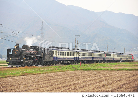 磐越西線 川下田~豬苗代 JR東日本 C57-180+12系 + DE10-1649 SL 郡山會津寺 磐越西線 川下田~豬苗代 JR東日本 C57-180+12系 + DE10-1649 SL 郡山會津寺 116643471