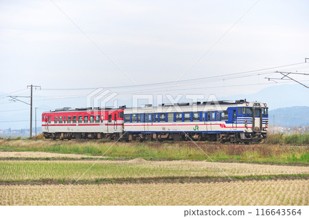 Ban'etsu West Line Dojima-Aizu-Wakamatsu JR East Kiha 47-1518 + Kiha 40-584 (Niitsu) Ban'etsu West Line Dojima-Aizu-Wakamatsu JR East Kiha 47-1518 + Kiha 40-584 (Niitsu) 116643564