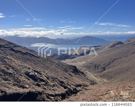 Tongariro National Park, a World Heritage Site in the North Island of New Zealand 116644083