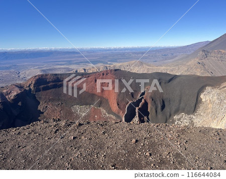 Tongariro National Park, a World Heritage Site in the North Island of New Zealand 116644084