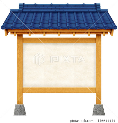 Material: Tile roof sign 116644414