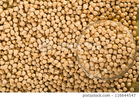 Chickpeas as background 116644547