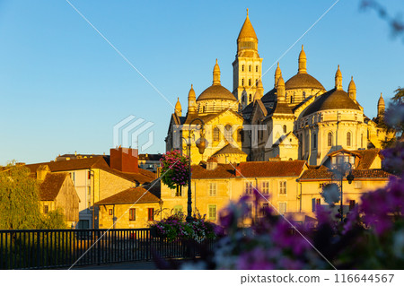 Saint Front Cathedral in Perigueux in the morning, Dordogne Saint Front Cathedral in Perigueux in the morning, Dordogne 116644567