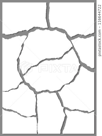 Torn white paper frame set of 11 Torn white paper frame set of 11 116644722