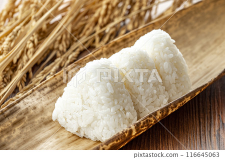 飯糰、米飯、稻穗 飯糰、米飯、稻穗 116645063