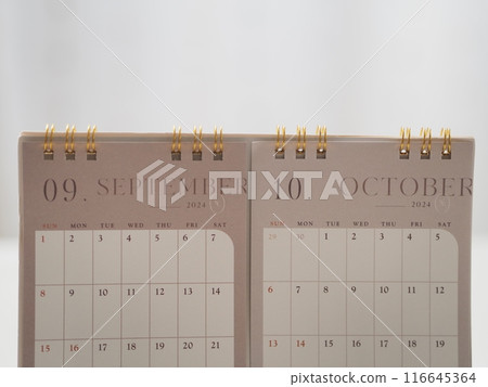 September and October Desk Calendar (2024) September and October Desk Calendar (2024) 116645364