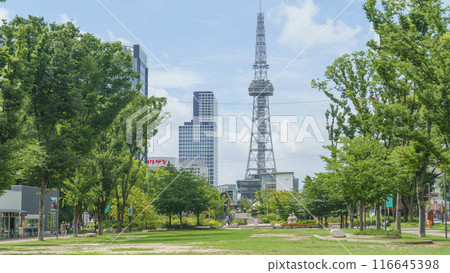 [Nagoya City, Aichi Prefecture] Hisaya Odori Park, Shibafu Hiroba 116645398