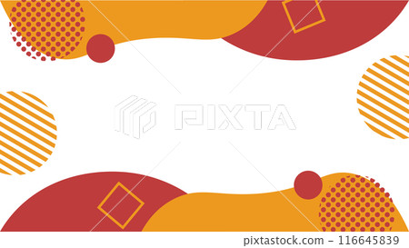 秋季幾何圖案框架 秋季幾何圖案框架 116645839