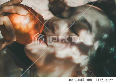 蘋果 女生 女孩 116645967
