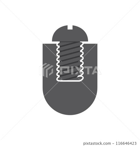 black screw logo 116646423