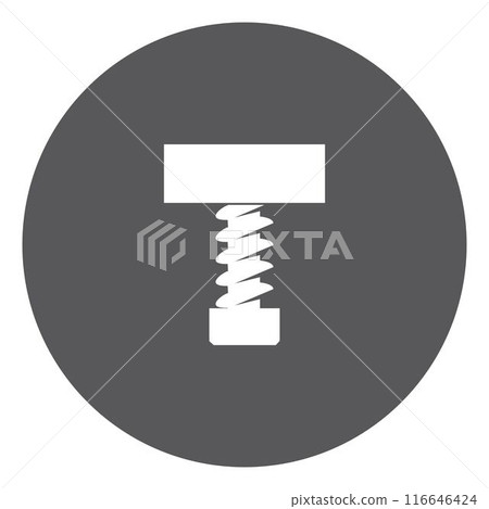 black screw logo 116646424