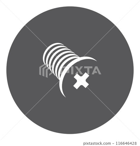 black screw logo 116646428