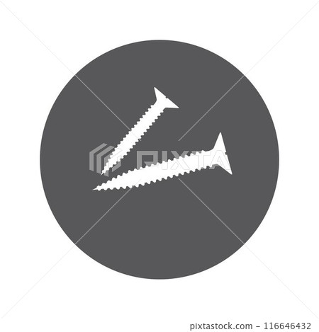 black screw logo 116646432