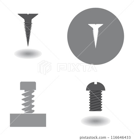black screw logo 116646433