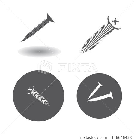 black screw logo 116646438