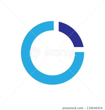 trendy loading logo 116646454