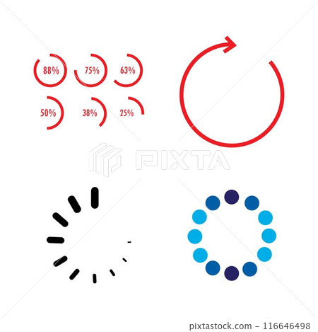 trendy loading logo trendy loading logo 116646498