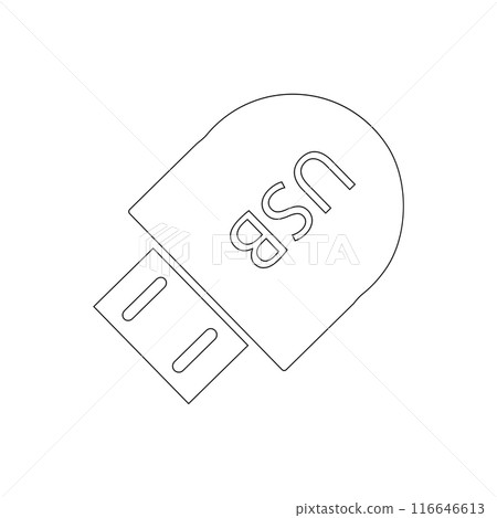 usb icon vector illustration design usb icon vector illustration design 116646613