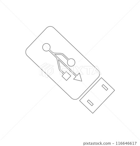 usb icon vector illustration design usb icon vector illustration design 116646617