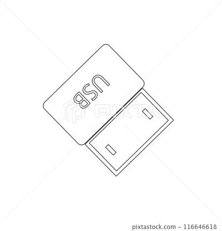 usb icon vector illustration design 116646618