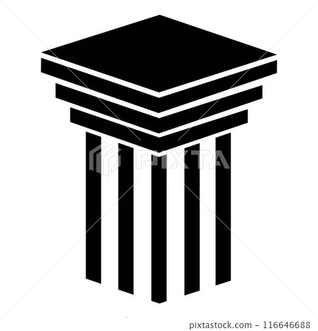 simple pillar logo 116646688