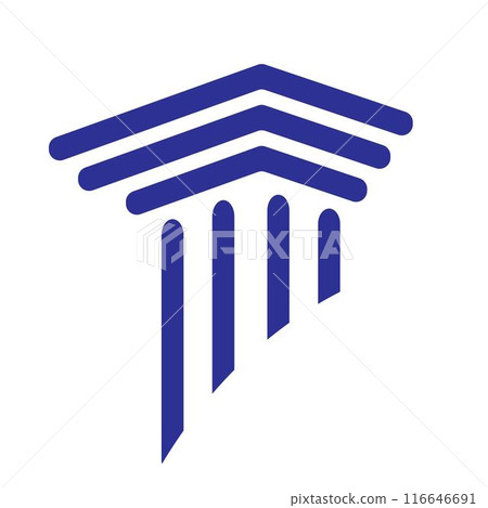 simple pillar logo 116646691