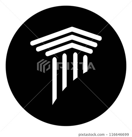 simple pillar logo simple pillar logo 116646699