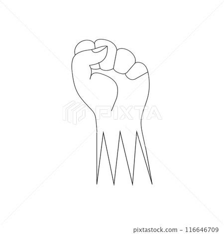 hand clenched logo 116646709