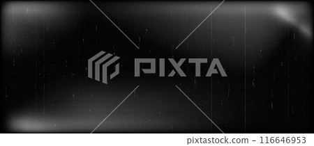 Black and white retro film frame texture. Vintage grain noir movie background. Old photo filter template with grain, scratches, noise, dust. Nostalgic cinematic photography effect. Vector wallpaper Black and white retro film frame texture. Vintage grain noir movie background. Old photo filter template with grain, scratches, noise, dust. Nostalgic cinematic photography effect. Vector wallpaper 116646953