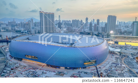 June 21 2024 Kai Tak Sports Park Stadium Under Construction 116647241