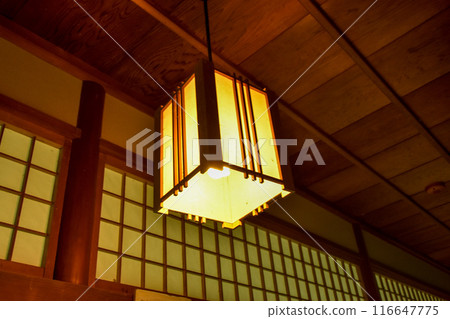 Japanese house Japanese room lighting 116647775