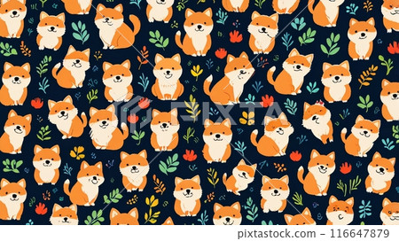 柴犬圖案 116647879