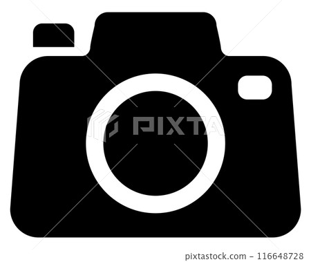 Camera simple icon vector illustration Camera simple icon vector illustration 116648728