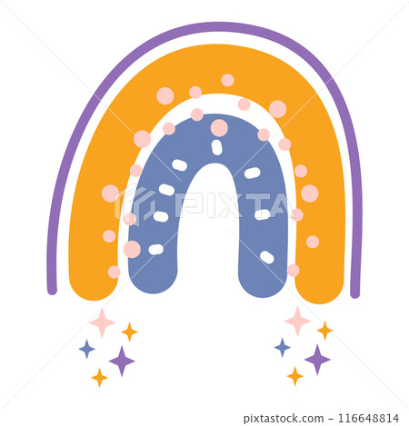 rainbow bohemian style  116648814